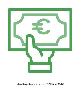 paying cash euro 