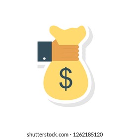 paying  dollar  bag 