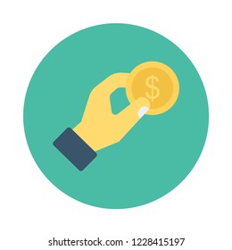 paying  dollar  coin 