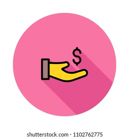 paying dollar money 
