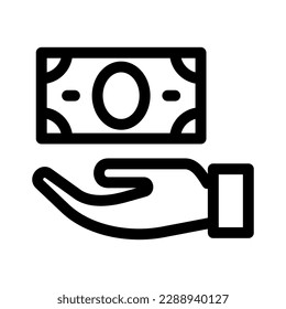 paying icon or logo isolated sign symbol vector illustration - high quality black style vector icons