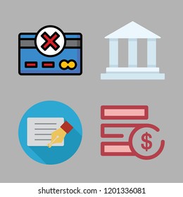 paying icon set. vector set about dollar, credit card, card and bank icons set.