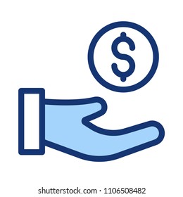paying money dollar 