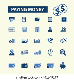 paying money icons