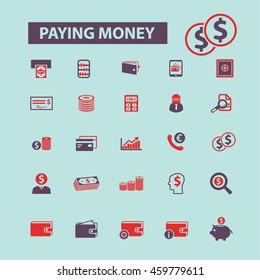 paying money icons