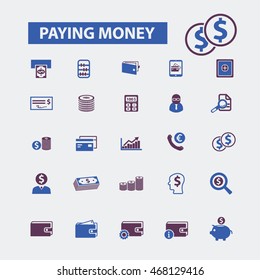 paying money icons