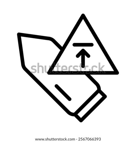 Payload Capacity Icon Lineal Style Vector Illustration
