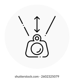 Payload Handling Capacity Icon. Load Management, Weight Capacity Concept. Illustration for Cargo Operation Concept.