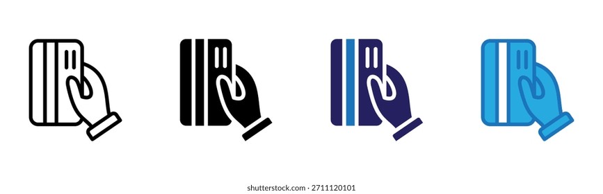 Paymant Icon Multi Style Ilustración vectorial
