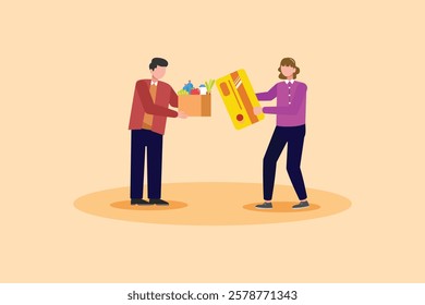 Payment activity concept. Colored flat vector illustration isolated.