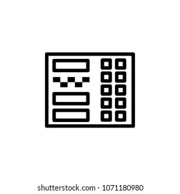 payment apparatus icon. Element of minimalistic icons for mobile concept and web apps. Thin line icon for website design and development, app development