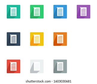 Payment and billing invoices icon flat style vector illustration