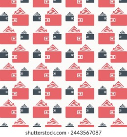 Payment brilliant trendy colored repeating pattern vector illustration cool design
