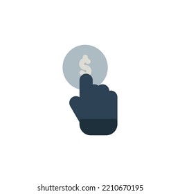 payment button icon suitable for web, application or additional ornament for your project