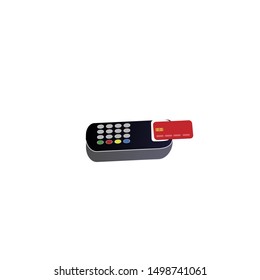 Payment by credit card. Electronic payment. Vector illustration