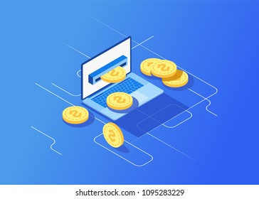 Payment by means of the payments electronic online, smartphone. Receipt of statistics data, notification on financial transaction.