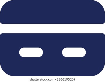 Payment card black glyph ui icon. Paying method. Online shopping. Credit card. User interface design. Silhouette symbol on white space. Solid pictogram for web, mobile. Isolated vector illustration