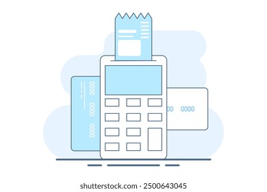 payment card concept, purchase with debit card. Contactless payment system or technology, EMV chip. NFC electronic online transactions and payments with a wireless system. flat vector illustration.