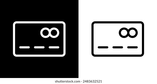 Payment card icon. Business icon. Target. Work team. Chart. Black icon. Silhouette.