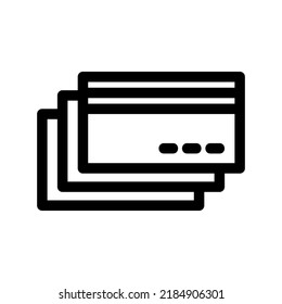icono de tarjeta de pago o logotipo símbolo de signo aislado ilustración vectorial - iconos vectoriales de estilo negro de alta calidad

