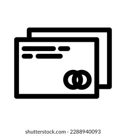 icono de tarjeta de pago o logotipo símbolo de signo aislado ilustración vectorial - iconos vectoriales de estilo negro de alta calidad