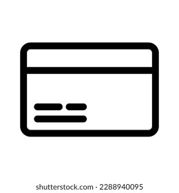 payment card icon or logo isolated sign symbol vector illustration - high quality black style vector icons