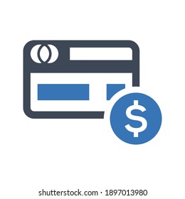 Icono de tarjeta de pago (ilustración vectorial)