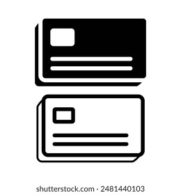 Payment card icon vector illustration. E-commerce icon