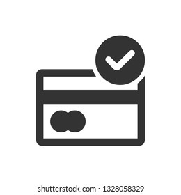 Payment card validation icon