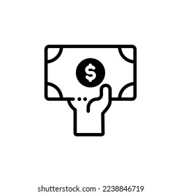 payment cash, give money icon