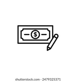 Payment Check Icon Ideal für Bank- und Finanztransaktionen