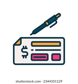 payment check icon for your website, mobile, presentation, and logo design.