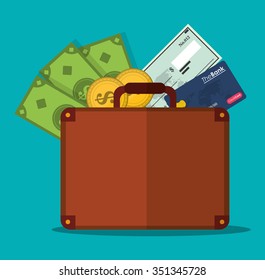 Payment  concept and ecommerce icons design, vector illustration 10 eps graphic.