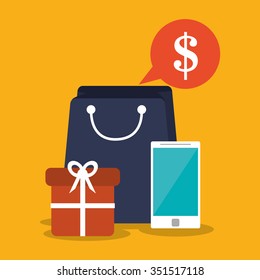Payment  concept and ecommerce icons design, vector illustration 10 eps graphic.