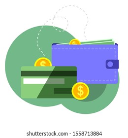 Payment concept isolated vector illustration. online banking and shopping, e-commerce