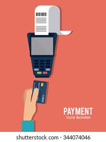 Payment concept with money design, vector illustration 10 eps graphic.