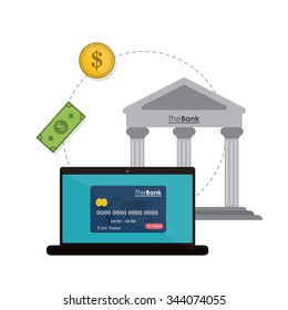 Payment concept with money design, vector illustration 10 eps graphic.