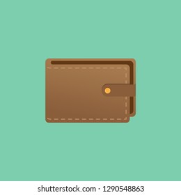 Payment concept, wallet and money, transfer or payment online, flat design vector illustration