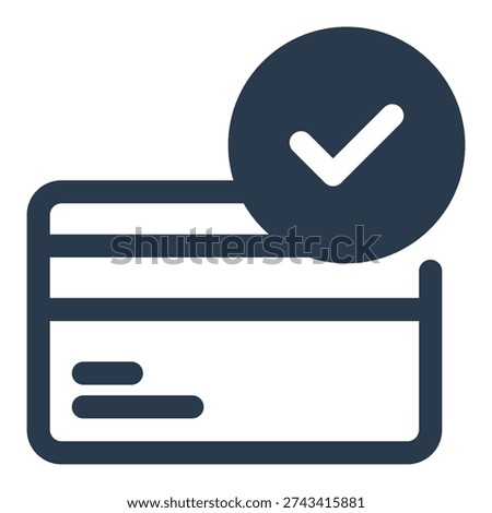 Payment confirmation successful transaction Vector Icon