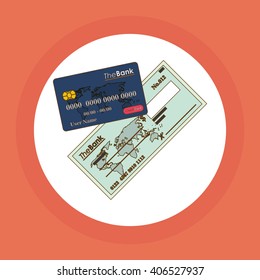 Payment with credit card  design, vector illustration