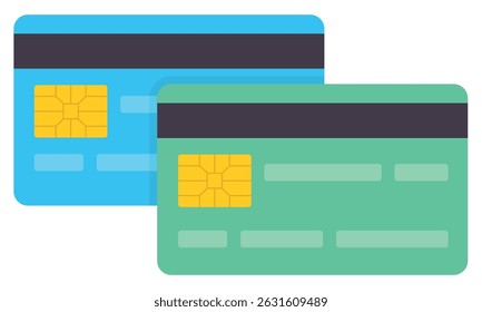 Payment credit card icon isolated on white background.