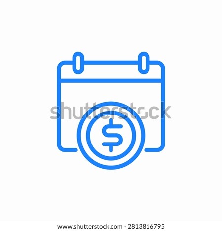 payment day icon sign vector