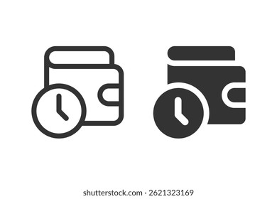 Icono de día de pago Ilustración vectorial