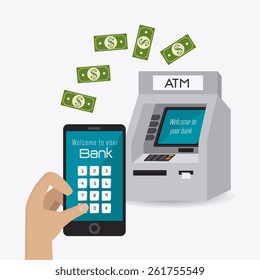 Payment design over white background, vector illustration.