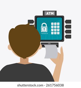 Payment design over white background, vector illustration.
