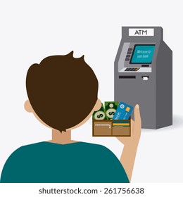 Payment design over white background, vector illustration.