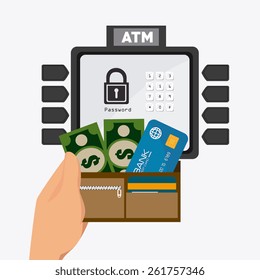 Payment design over white background, vector illustration.