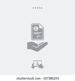 Payment document services - Minimal icon