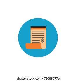 Payment document vector icon