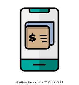 Icono plano de pago. tienda en línea, finanzas, negocios. adecuado para interfaces, Sitios web, interfaz de usuario y aplicaciones móviles.